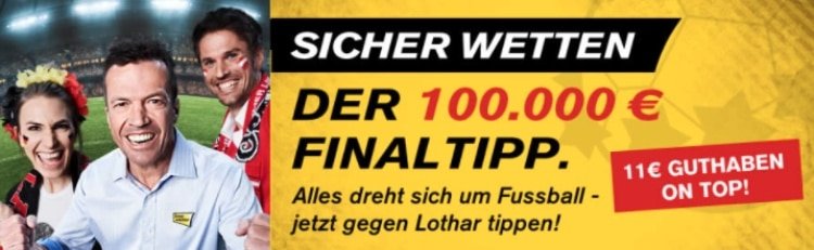 Interwetten Finaltipp 100.000€