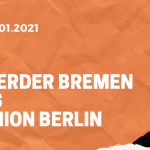 SV Werder Bremen – 1. FC Union Berlin Tipp 02.01.2020