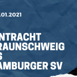 Eintracht Braunschweig - Hamburger SV Tipp 23.01.2021