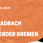 Borussia Mönchengladbach – SV Werder Bremen Tipp 19.01.2020