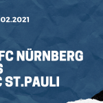 1. FC Nürnberg - FC St. Pauli Tipp 14.02.2021