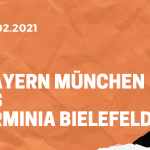 FC Bayern München – Arminia Bielefeld Tipp 15.02.2021