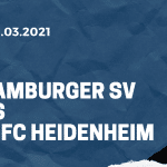 Hamburger SV - 1. FC Heidenheim Tipp 20.03.2021