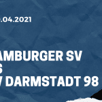 Hamburger SV - SV Darmstadt 98 Tipp 09.04.2021