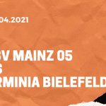 1.FSV Mainz 05 – Arminia Bielefeld Tipp 03.04.2021