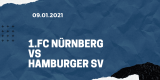 1. FC Nürnberg – Hamburger SV Tipp 09.01.2021