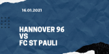 Hannover 96 – FC St. Pauli Tipp 16.01.2021