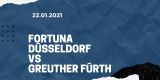 Fortuna Düsseldorf – SpVgg Greuther Fürth Tipp 22.01.2021