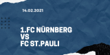 1. FC Nürnberg – FC St. Pauli Tipp 14.02.2021