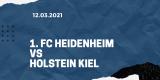 1. FC Heidenheim – Holstein Kiel Tipp 12.03.2021