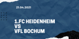 1. FC Heidenheim – VfL Bochum Tipp 21.04.2021