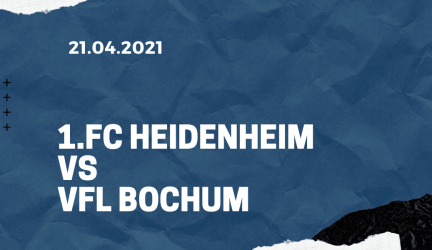 1. FC Heidenheim – VfL Bochum Tipp 21.04.2021