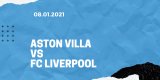 Aston Villa – FC Liverpool FA Cup Tipp 08.01.2021