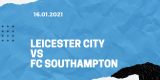 Leicester City – FC Southampton Tipp 16.01.2021