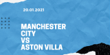 Manchester City – Aston Villa Tipp 20.01.2021