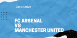 FC Arsenal – Manchester United Tipp 30.01.2021