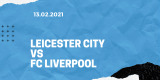 Leicester City – FC Liverpool Tipp 13.02.2021