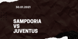 Sampdoria Genua – Juventus Turin Serie A 30.01.2021