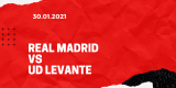 Real Madrid – UD Levante Tipp 30.01.2021