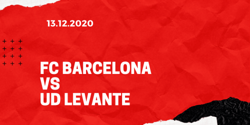FC Barcelona – UD Levante Tipp 13.12.2020
