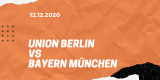 1. FC Union Berlin – FC Bayern München Tipp 12.12.2020