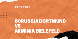 Borussia Dortmund – Arminia Bielefeld Tipp 27.02.2021