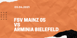 1.FSV Mainz 05 – Arminia Bielefeld Tipp 03.04.2021