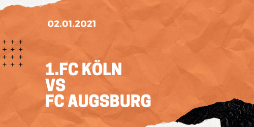 1.FC Köln – FC Augsburg Tipp 02.01.2020