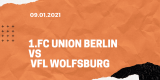 1.FC Union Berlin – VfL Wolfsburg Tipp 09.01.2020