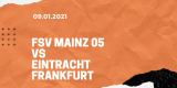 1.FSV Mainz 05 – Eintracht Frankfurt Tipp 09.01.2020