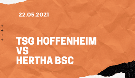 TSG 1899 Hoffenheim – Hertha  BSC Berlin Tipp 22.05.2021