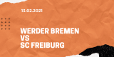 SV Werder Bremen – SC Freiburg Tipp 13.02.2021