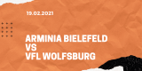 Arminia Bielefeld – VfL Wolfsburg Tipp 19.02.2021