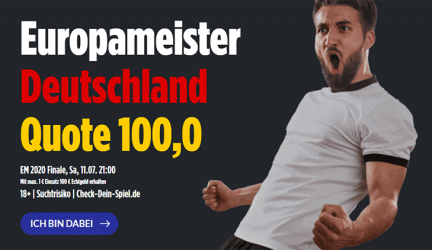 BildBet mit 100er Quote auf deutschen EM-Sieg