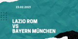 Lazio Rom – FC Bayern München Tipp 23.02.2021